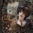 Lynne Anzelc Steampunk Fever Digital Scrapbook Layout Gina 01