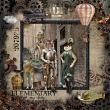 Lynne Anzelc Steampunk Fever Digital Scrapbook Layout Norma 01