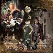 Lynne Anzelc Steampunk Fever Digital Scrapbook Layout Trish 02