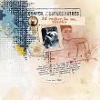 Digital scrapbook layout by Lynn Grieveson using the 'Rather Be Me' collection