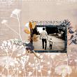 Digital Scrapbook layout by Dady using 'Rather be Me' collection