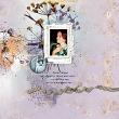 Digital scrapbook layout by Lynn Grieveson using "Waiting For This" collection