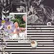 Digital scrapbook layout by Lynn Grieveson using "Waiting For This" collection