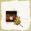 Artful Memories Autumn by Vicki Robinson. Digital scrapbook layout 2 by Gina