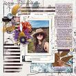 Digital scrapbook layout by AJM using 'Waiting For This' collection