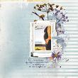 Digital scrapbook layout by Marijke using 'Waiting For This' collection