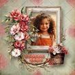 Whispers Of Summer Digital Scrapbook Page by Cathy