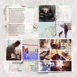 Photo Inspired 2 Photobook Pages Everyday Life Multiphoto Layout