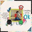 Worry Monster Digital Art Kit by Mixed Media by Erin example art by Zanthia