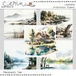 Lakeside: Scenic Watercolor Paper detail 01