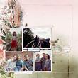 Digital scrapbook layout by Angela using Natura Collection by Lynn Grieveson 