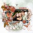Digital scrapbook layout by Iowan using Natura Collection by Lynn Grieveson 