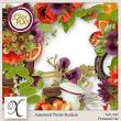 Autumnal Treats Digital Scrapbook Borders Preview by Xuxper Designs