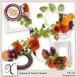 Autumnal Treats Digital Scrapbook Clusters Preview by Xuxper Designs