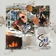 FotoInspired Digital Scrapbook Templates 3D Layout 05