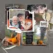 FotoInspired Digital Scrapbook Templates 3D Layout 08