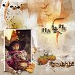 Halloween ValuePack 02 Digital Scrapbook Layout Little Witch