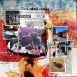 Artsy Layered Template 69 Digital Scrapbook Layout