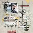 Digital scrapbook layout by Lynn Grieveson using "My New Life" collection