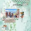 Digital scrapbook layout by JaneDee using "My New Life" collection