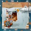 Digital scrapbook layout by SharonB using Elk State collection by Lynn Grieveson