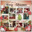 Scrap Your Story Layered Templates 03 by Lilach Oren using Vintage Christmas Collection by Lilach Oren