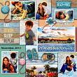 Mess the Pocket Templates pack 14 by Lilach Oren, Layout using Beach Vibes Only collection by Lilach Oren