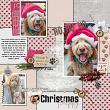 Mess the Pocket Templates pack 14 by Lilach Oren, Layout using My Dog is my Valentine Collection by Lilach Oren