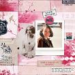 Digital scrapbook layout by Lynn Grieveson using "Within" collection