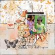 digital scrapbook layout by chigirl using "Before and After" collection