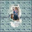 Digital scrapbook layout by AngelaT using "Let It Go" collection