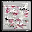 Love Words 01 Digital Scrapbook Transfers by Anna Aspnes