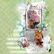 Woodshop Hearts Digital Scrapbook Layout 01