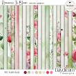Romance In Bloom Digital Art Artistic Papers by Daydream Designs