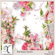 Pink Beauty Digital Scrapbook Borders Preview by Xuxper Designs