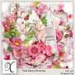 Pink Beauty Digital Scrapbook Elements Preview by Xuxper Designs