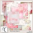 Pink Beauty Digital Scrapbook Papers 02 Preview by Xuxper Designs