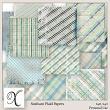 Seafoam Digital Scrapbook Plaid Papers Preview by Xuxper Designs