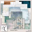 Seafoam Digital Scrapbook Papers Preview by Xuxper Designs