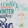 Winter Holiday {Word Art} by Mixed Media  by Erin detail 03