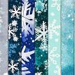 Winter Holiday {Snowy Papers} by Mixed Media by Erin detail 01