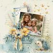 Chasing Butterflies Digital Scrapbook Page by Cathy