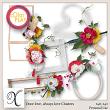 Once love Always love Digital Scrapbook Clusters Preview by Xuxper Designs