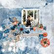 Digital scrapbook layout by Lynn Grieveson using "Strange" collection