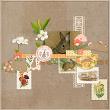 Bunnies and Blooms Scrapbook Page by Jeannette