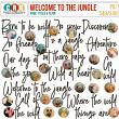 Welcome to the Jungle Page Titles & Flair by CRK | Oscraps