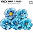 (CU) Fabric Flowers Set 1 by CRK | Oscraps
