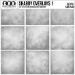 (CU) Shabby Overlays Set 1 by CRK | Oscraps