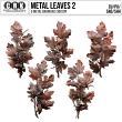 (CU) Rusty Metal Leaves Set 2 by CRK | Oscraps