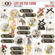 Life on the Farm Labels & Tags by CRK | Oscraps
